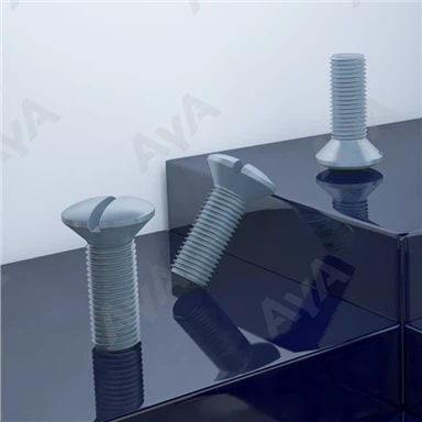 Slotted jach’a tornillos contrasunk .